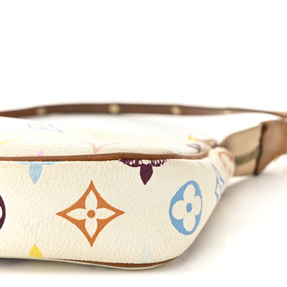 Louis Vuitton Monogram Multicolor Pochette Accessories White 10 of 12