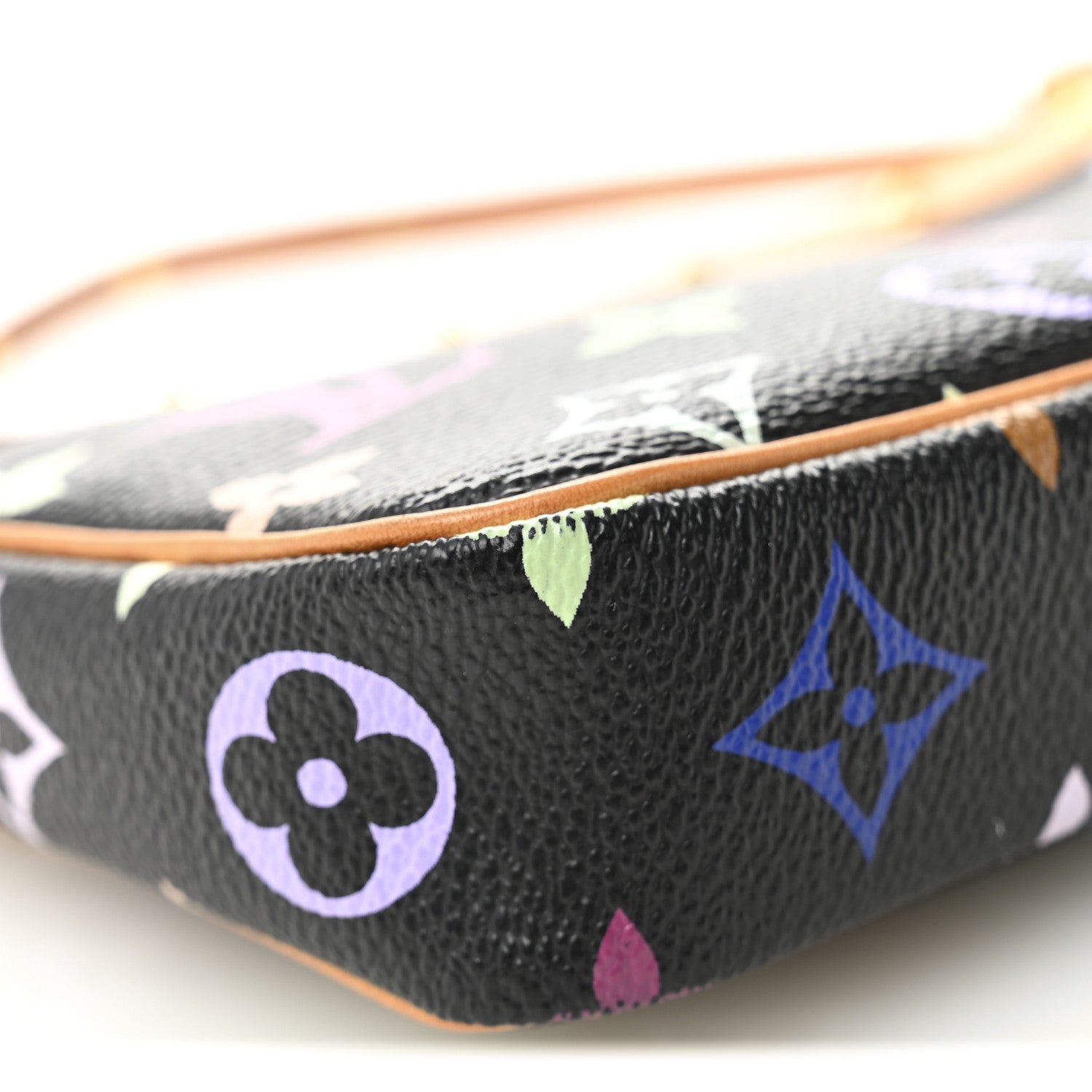 Louis Vuitton Monogram Multicolor Pochette Accessories Black 16 of 21