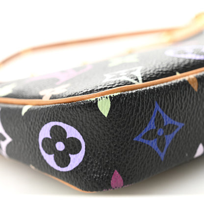 Louis Vuitton Monogram Multicolor Pochette Accessories Black 16 of 21