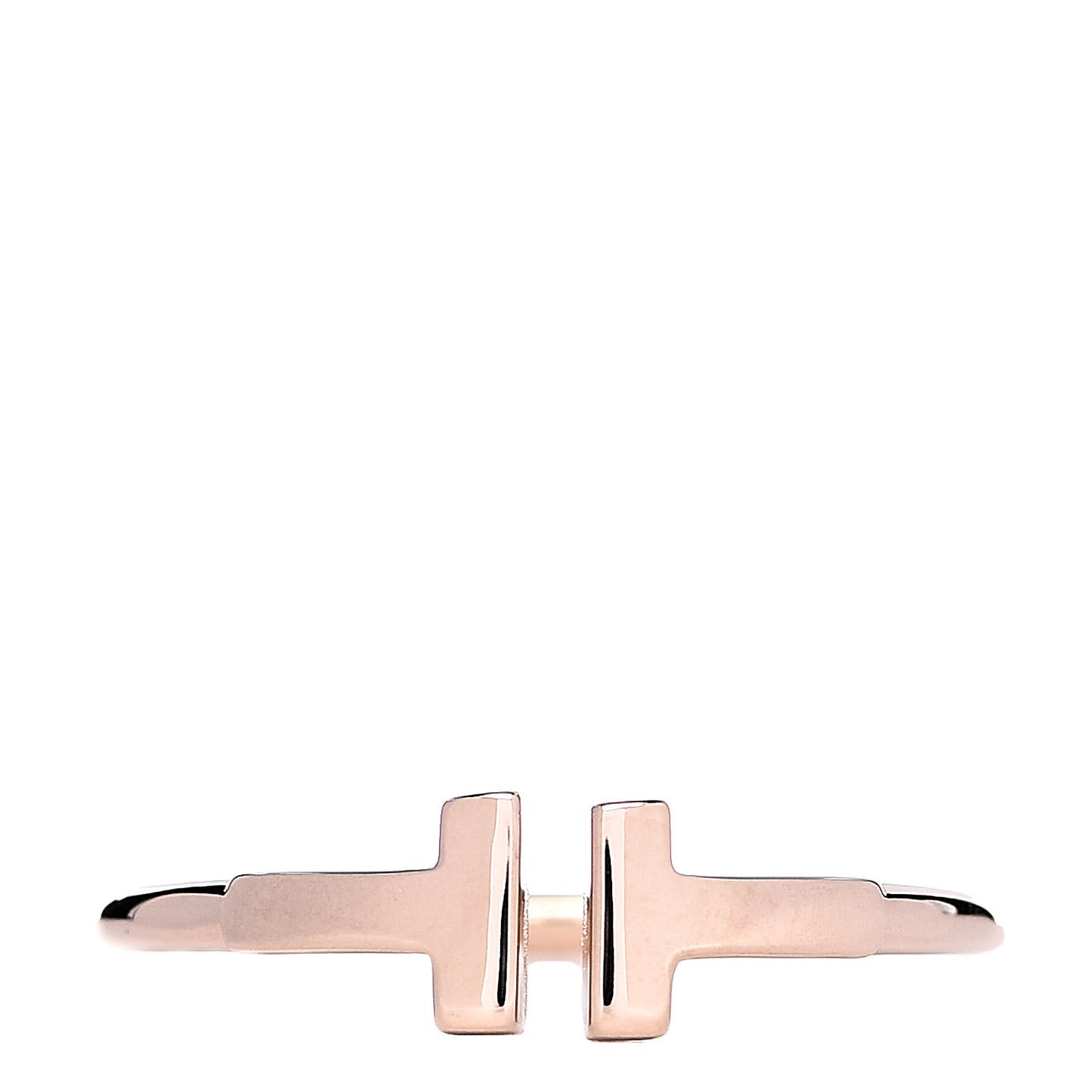 18K Rose Gold T Wire Ring 57 8