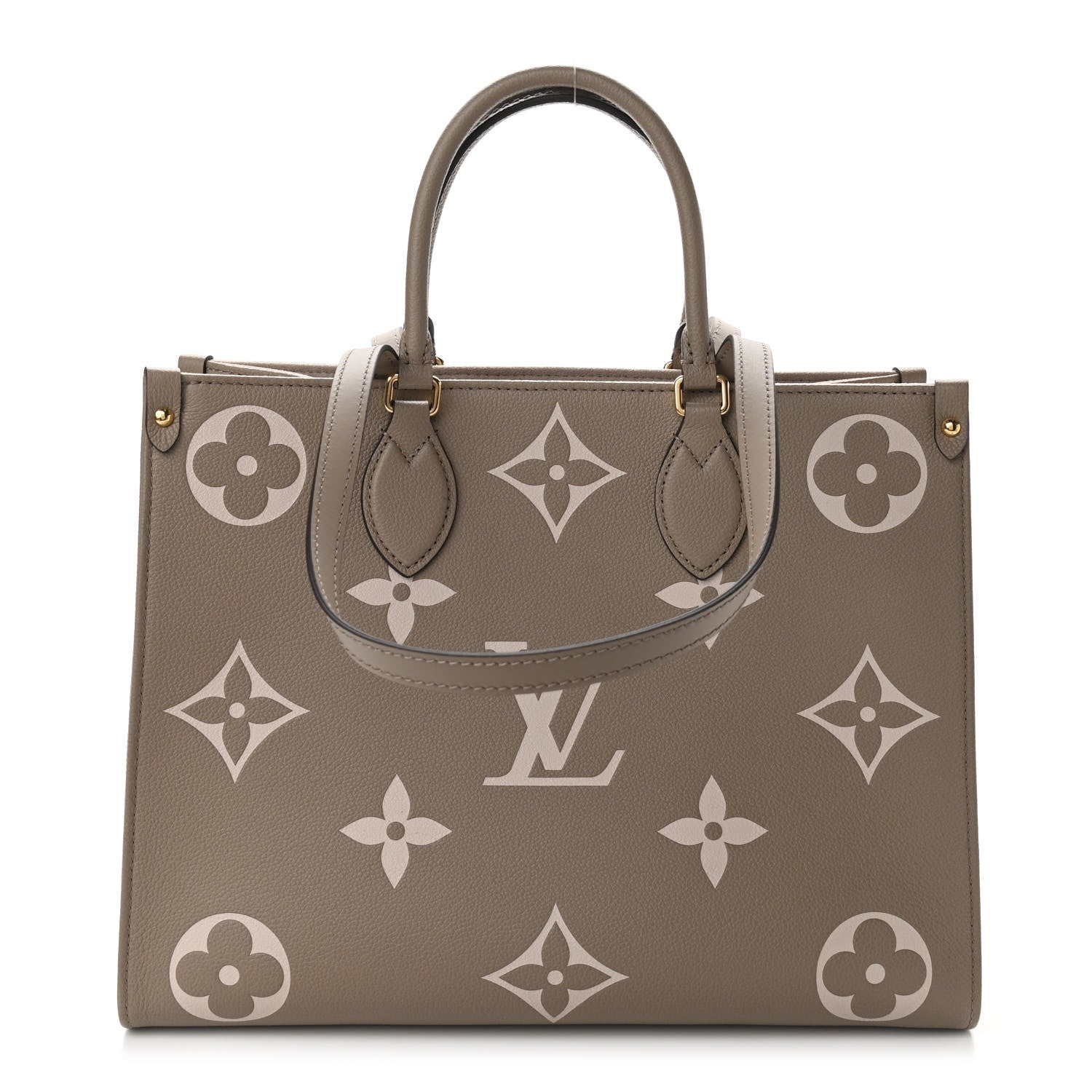 Louis Vuitton Empreinte Monogram Giant Onthego MM Tourterelle Creme 1 of 10