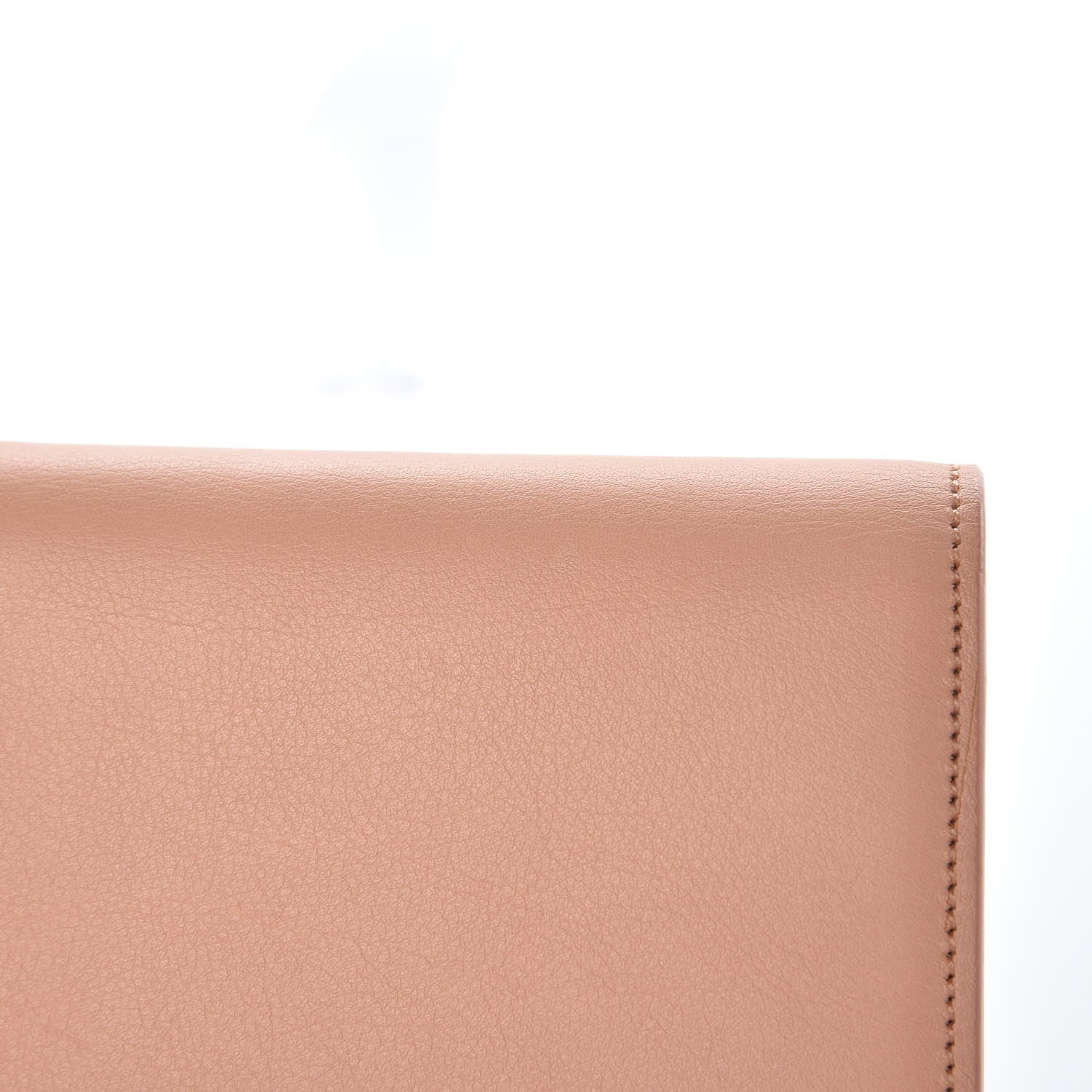 Saint Laurent Calfskin Classic Y Ligne Clutch Blush 10 of 12