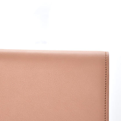 Saint Laurent Calfskin Classic Y Ligne Clutch Blush 10 of 12