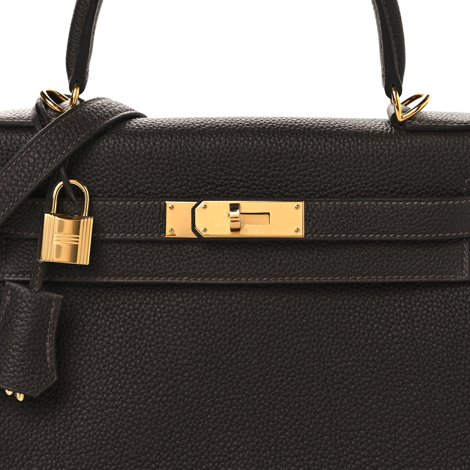 Hermes Togo Kelly Retourne 28 Bai Brun 7 of 12