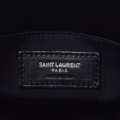 Saint Laurent Grain De Poudre Lips Print Medium Classic Monogram Camera Bag White Red 6 of 11