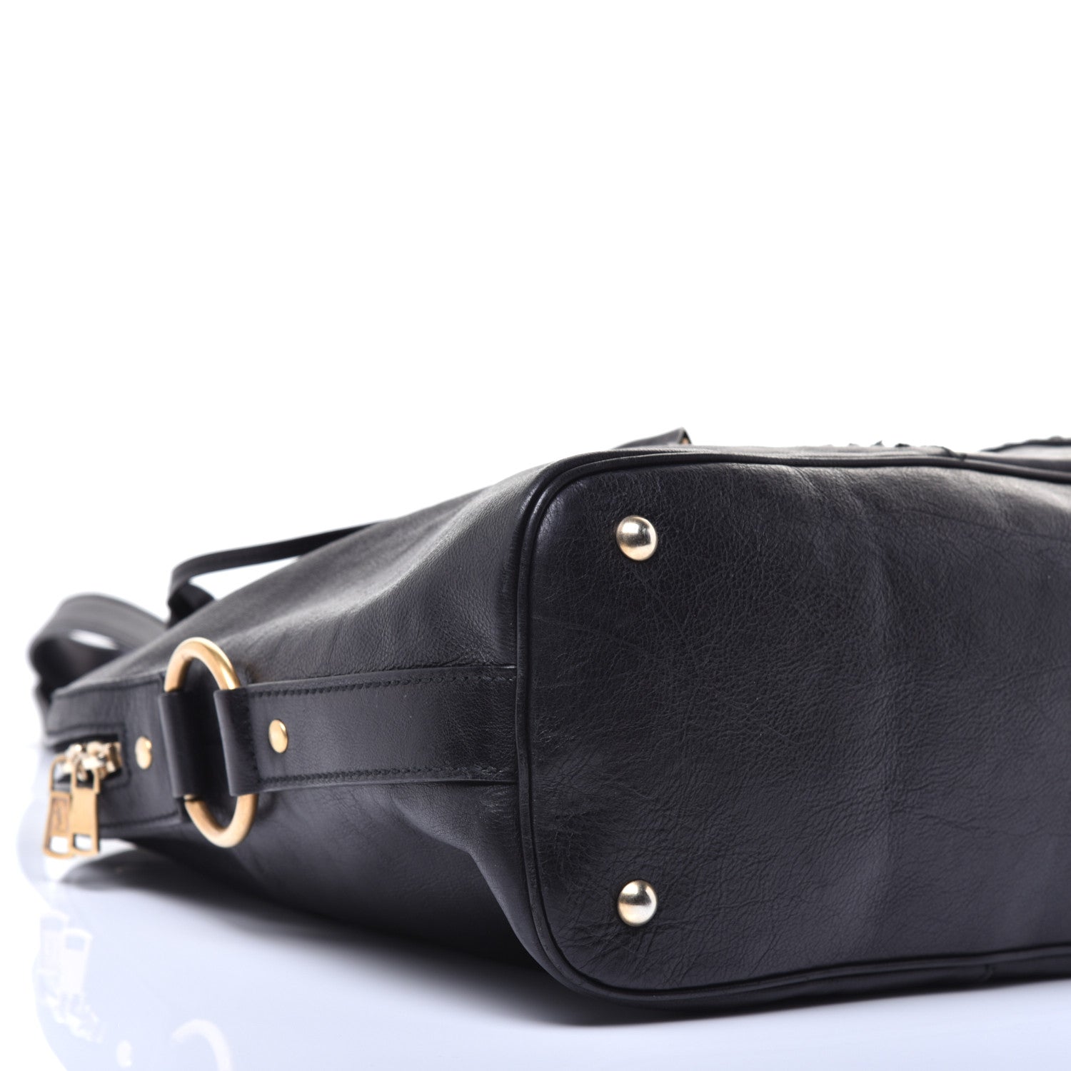 Saint Laurent Calfskin Oversized Muse Black 8 of 9