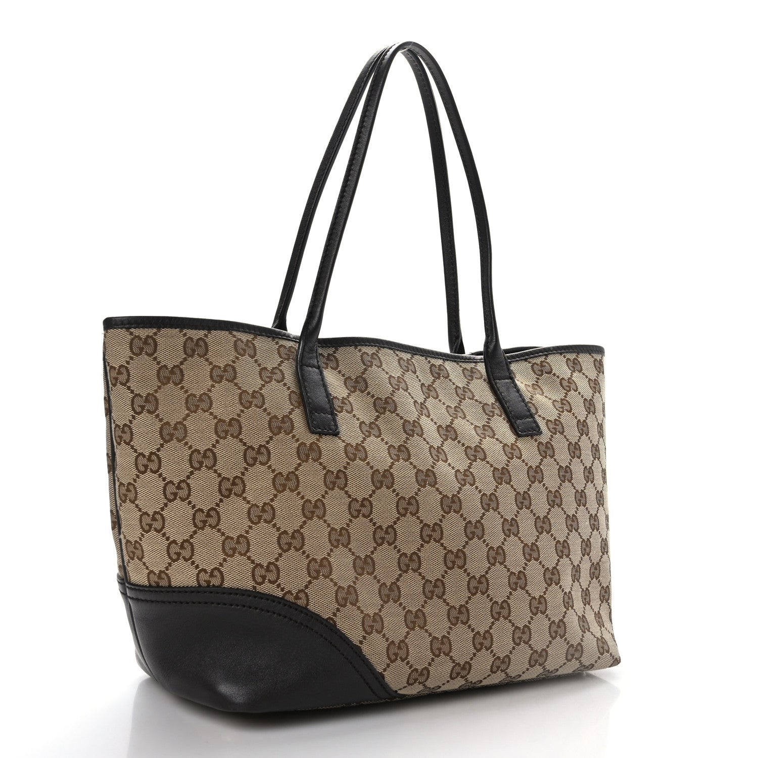 Gucci Monogram Medium New Britt Tote Brown 3 of 9