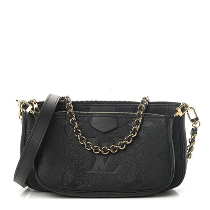 Louis Vuitton Empreinte Monogram Giant Multi Pochette Accessories Black 1 of 10