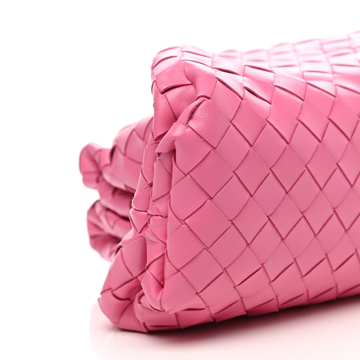 Nappa Maxi Intrecciato The Pouch Oversized Clutch Pink