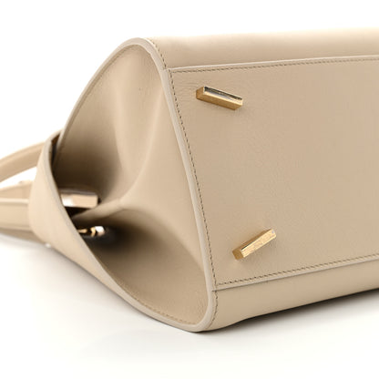 Salvatore Ferragamo Calfskin Medium Hug Bag Stone Burnt Orcher 8 of 10