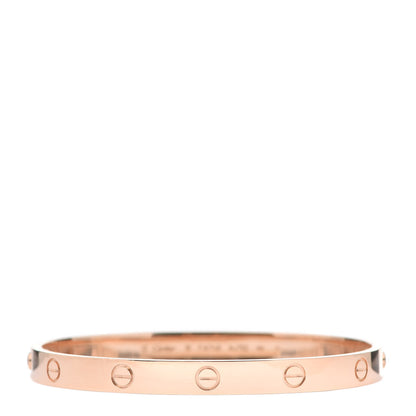 Cartier 18K Pink Gold LOVE Bracelet 19 1 of 7