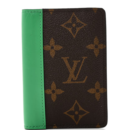 Louis Vuitton Monogram Macassar Pocket Organizer NM Borneo Green 5 of 8