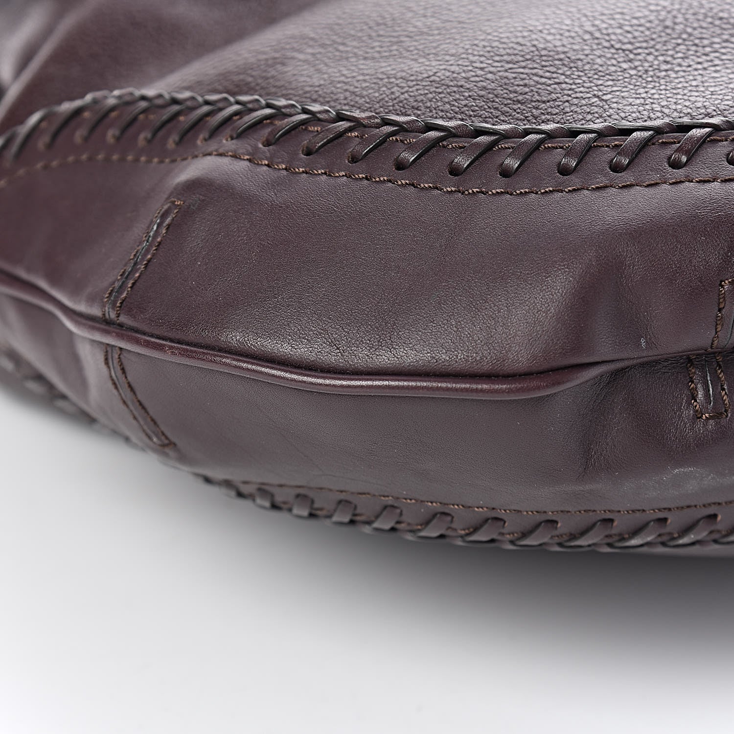 Burberry Grainy Calfskin Small Parade Tassel Hobo Plum 5 of 8