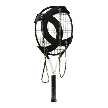 Chanel Tennis Racquet With Back Holster Black 1 of 9