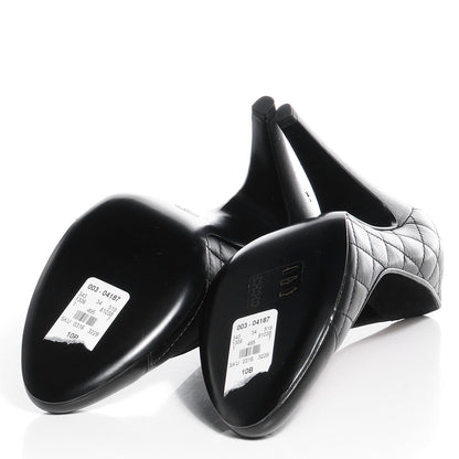 Chanel Lambskin Quilted Pumps 40 Black 5 of 8