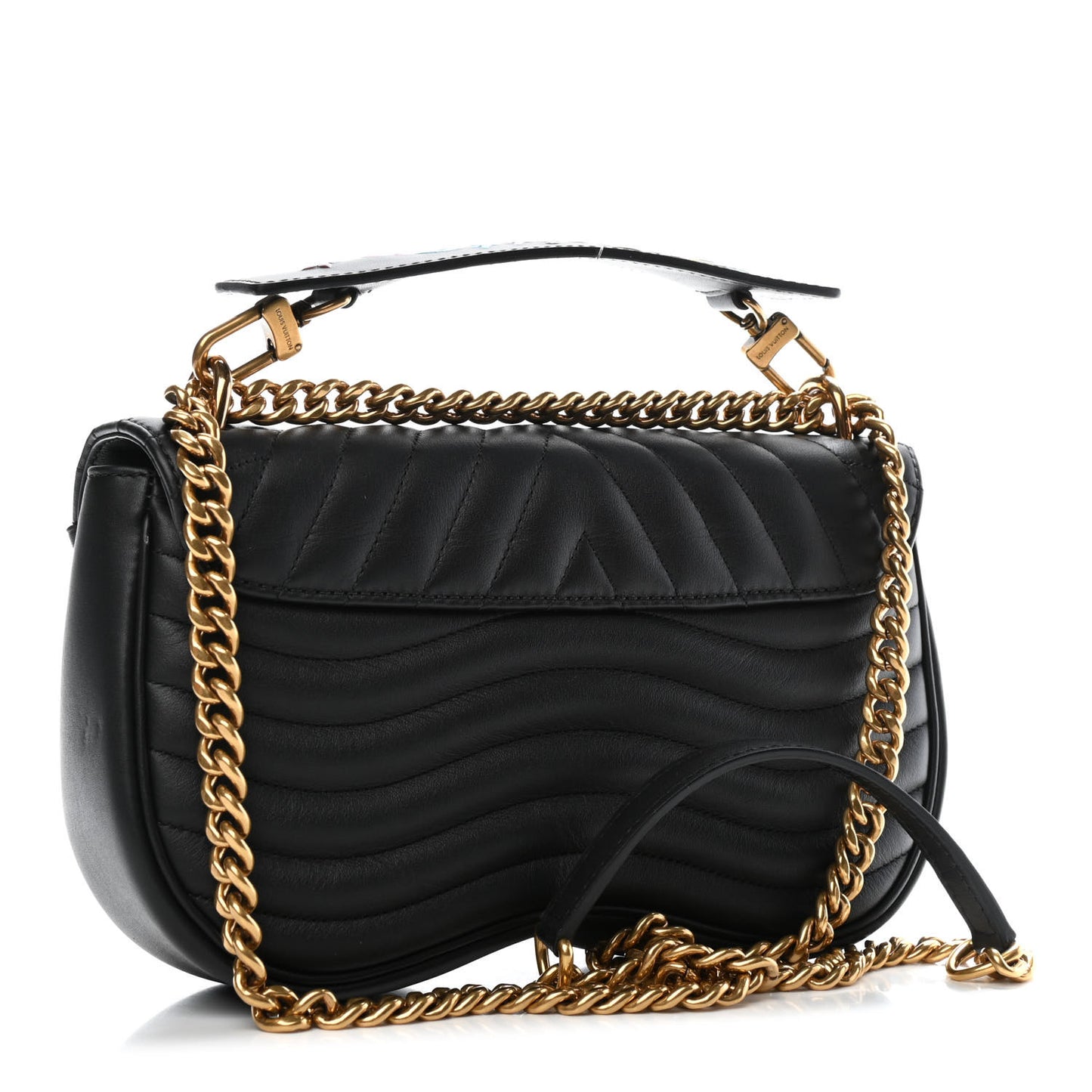 Calfskin New Wave Chain MM Black