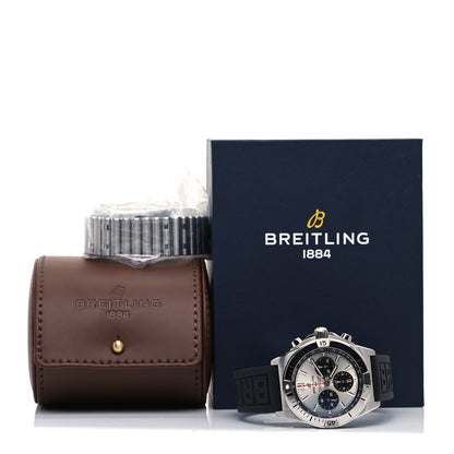 Breitling Stainless Steel Rubber 42mm Chronomat B01 Automatic Watch AB0134 5 of 5