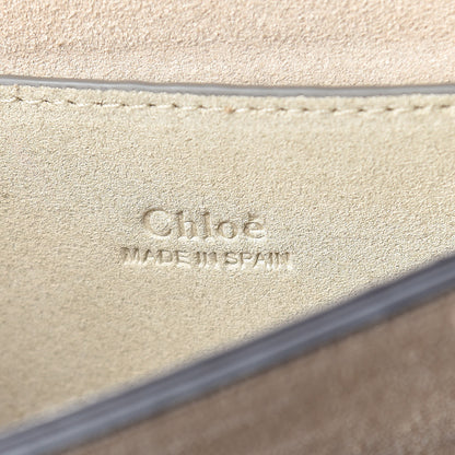 Chloe Suede Calfskin Small Faye Shoulder Bag Washed Blue 6 of 15