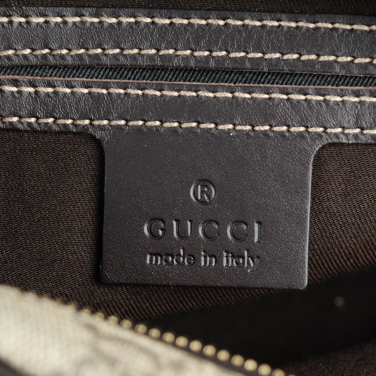 GG Plus Monogram Small Shoulder Bag Dark Brown