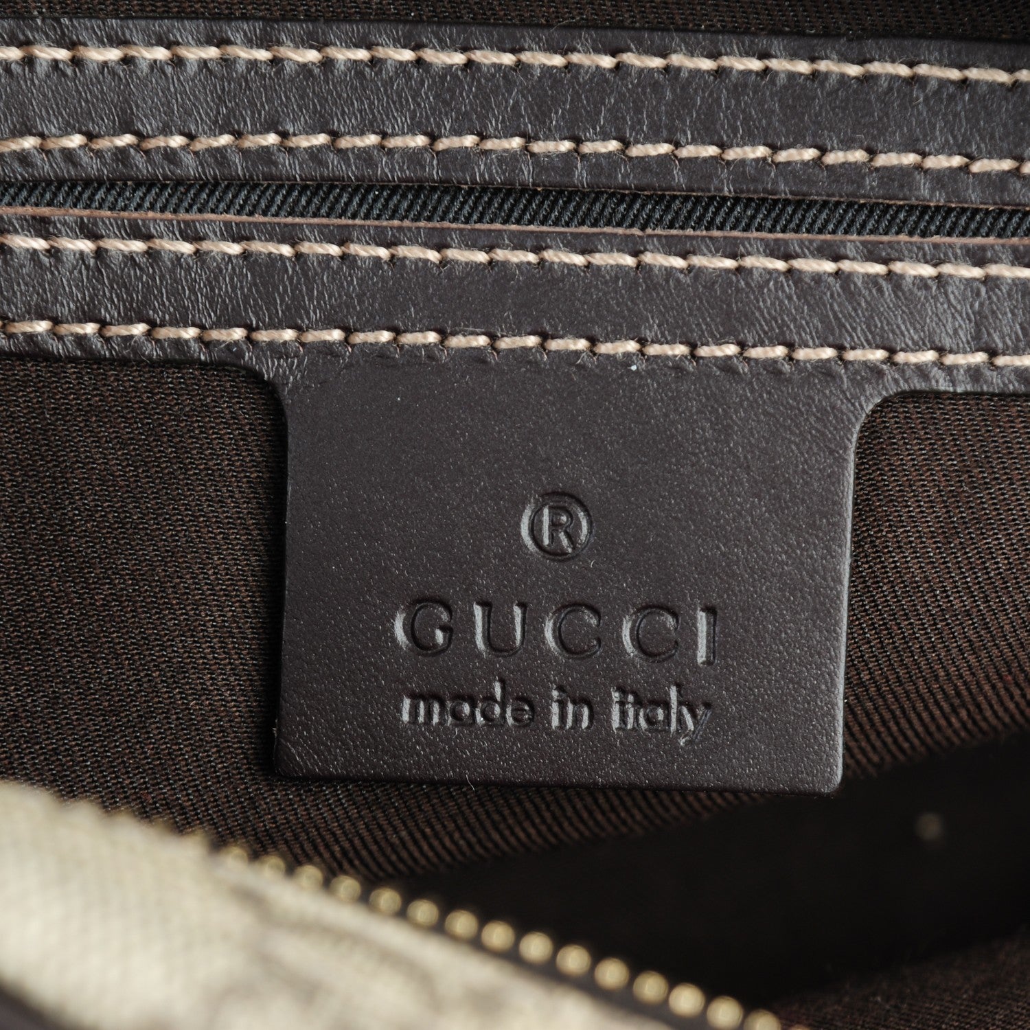 Gucci GG Plus Monogram Small Shoulder Bag Dark Brown 6 of 7