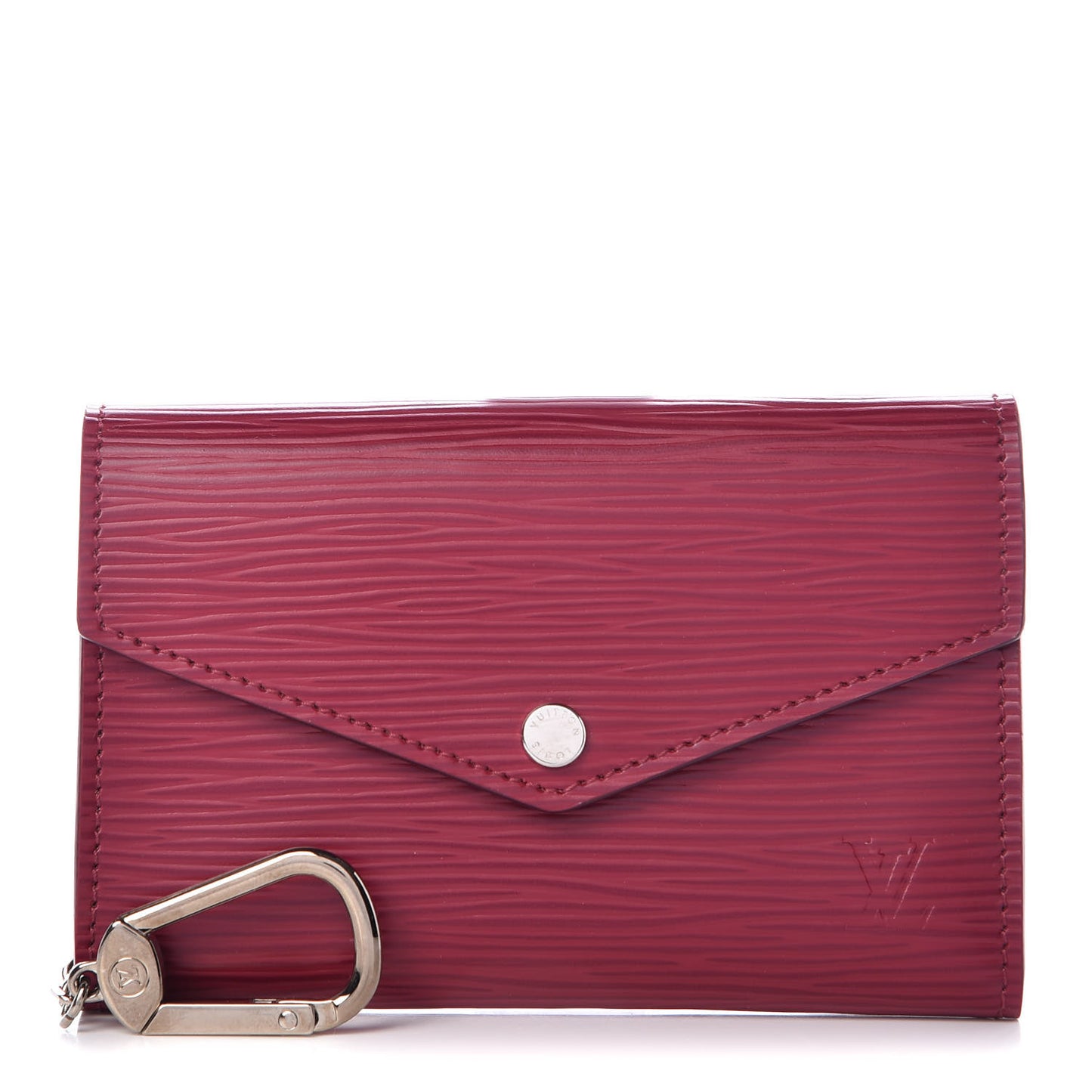 Epi Key Pouch Fuchsia