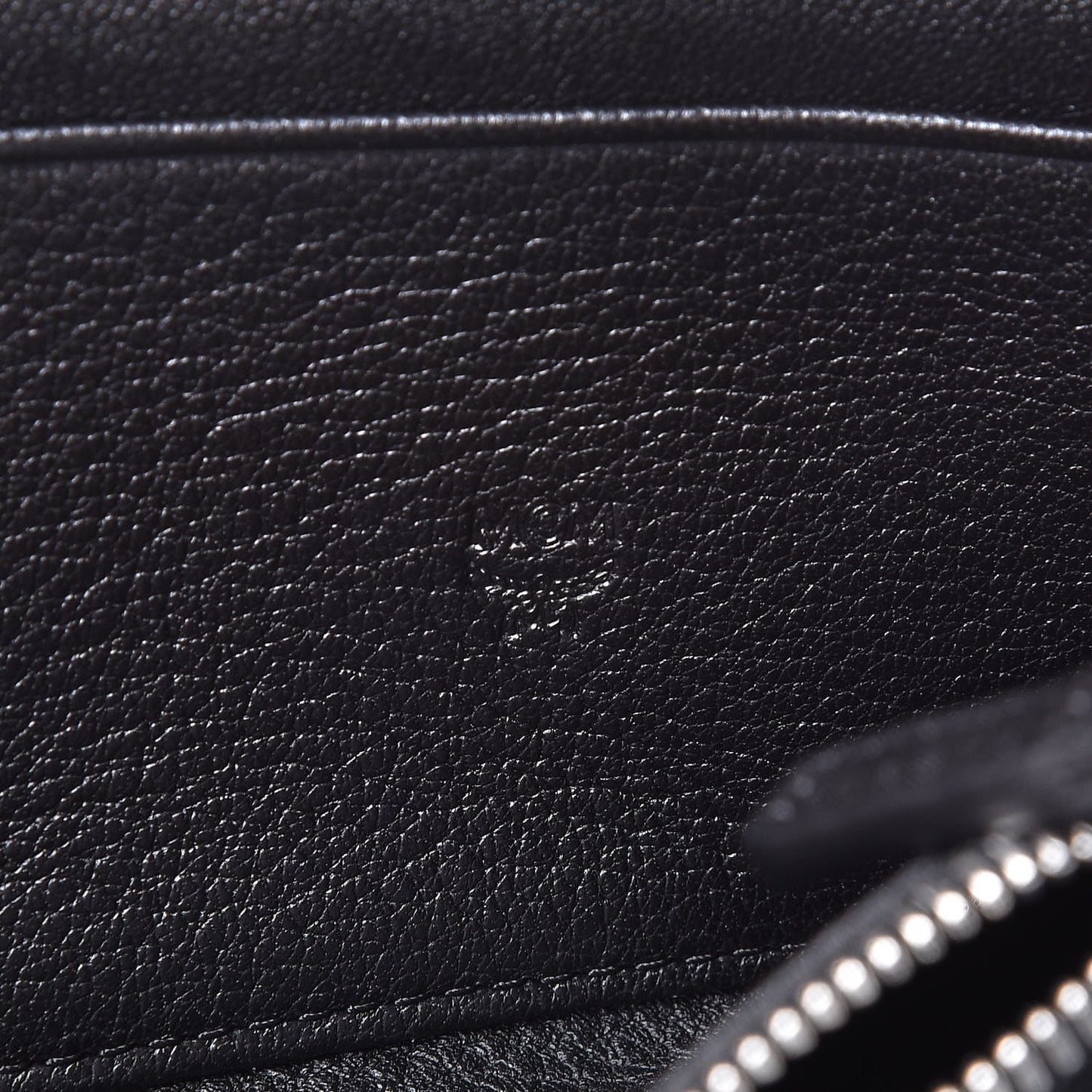 Calfskin Ottomar Monogram Klara Zip Wallet Black