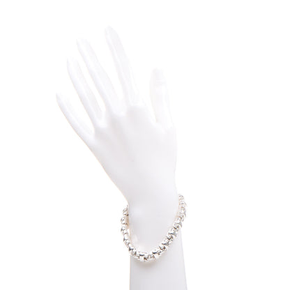 Tiffany Sterling Silver Basket Weave Bracelet 2 of 5