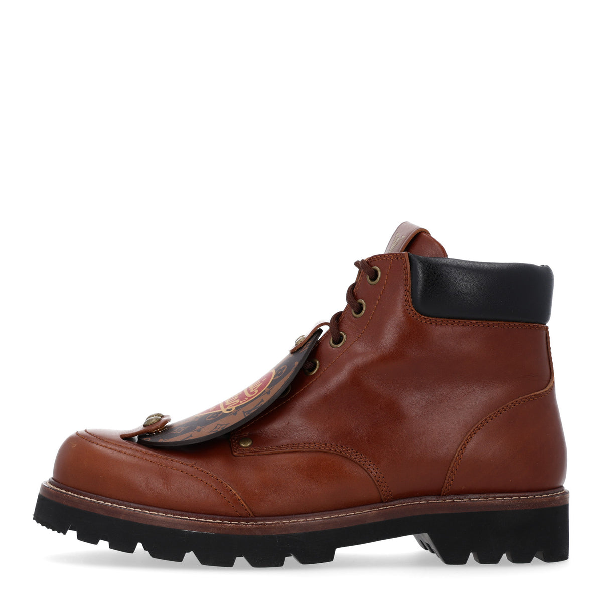 Louis Vuitton X Nigo Oberkampf Ankle Boots 11 Cognac 1 of 11