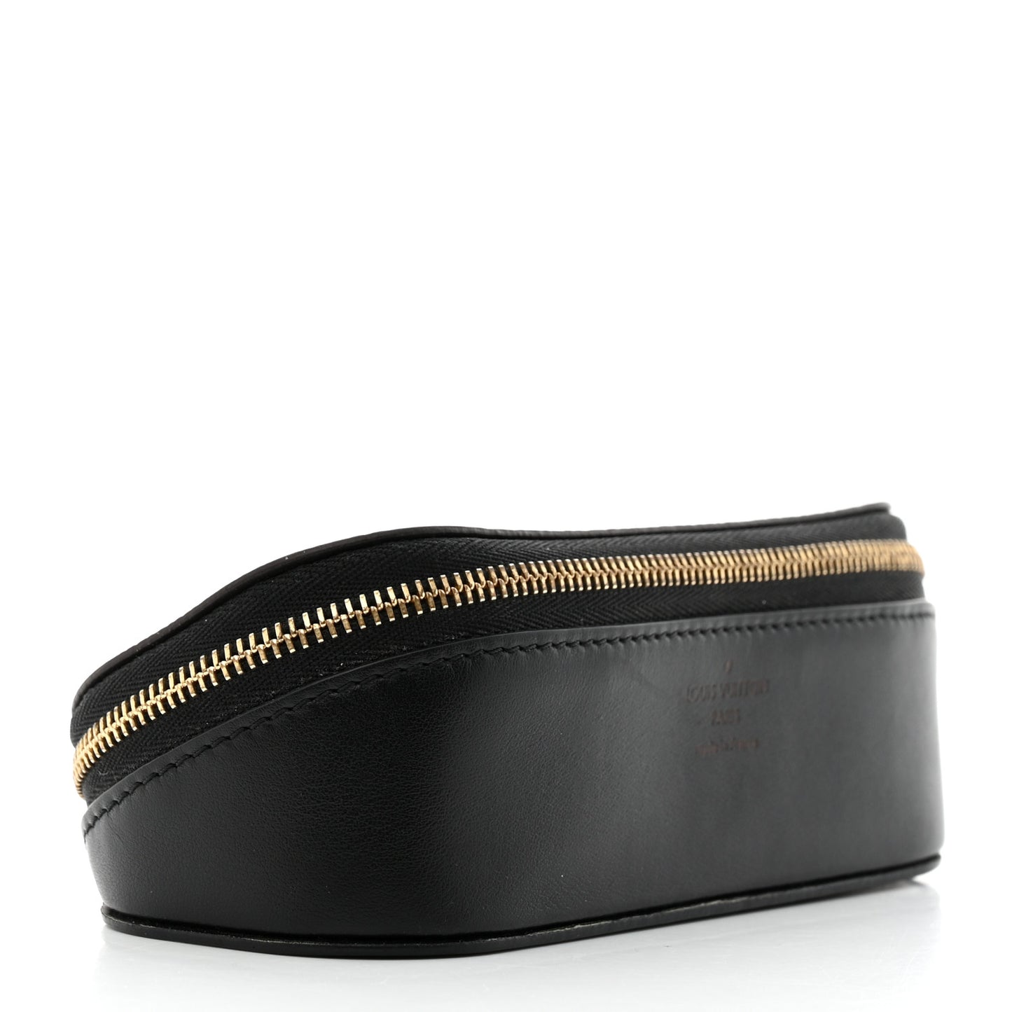 Monogram Emilie Zippered Sunglasses Case Black
