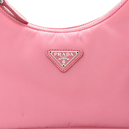 Prada Re-Nylon Saffiano Mini Re-Edition 2005 Bag Rosa 9 of 13