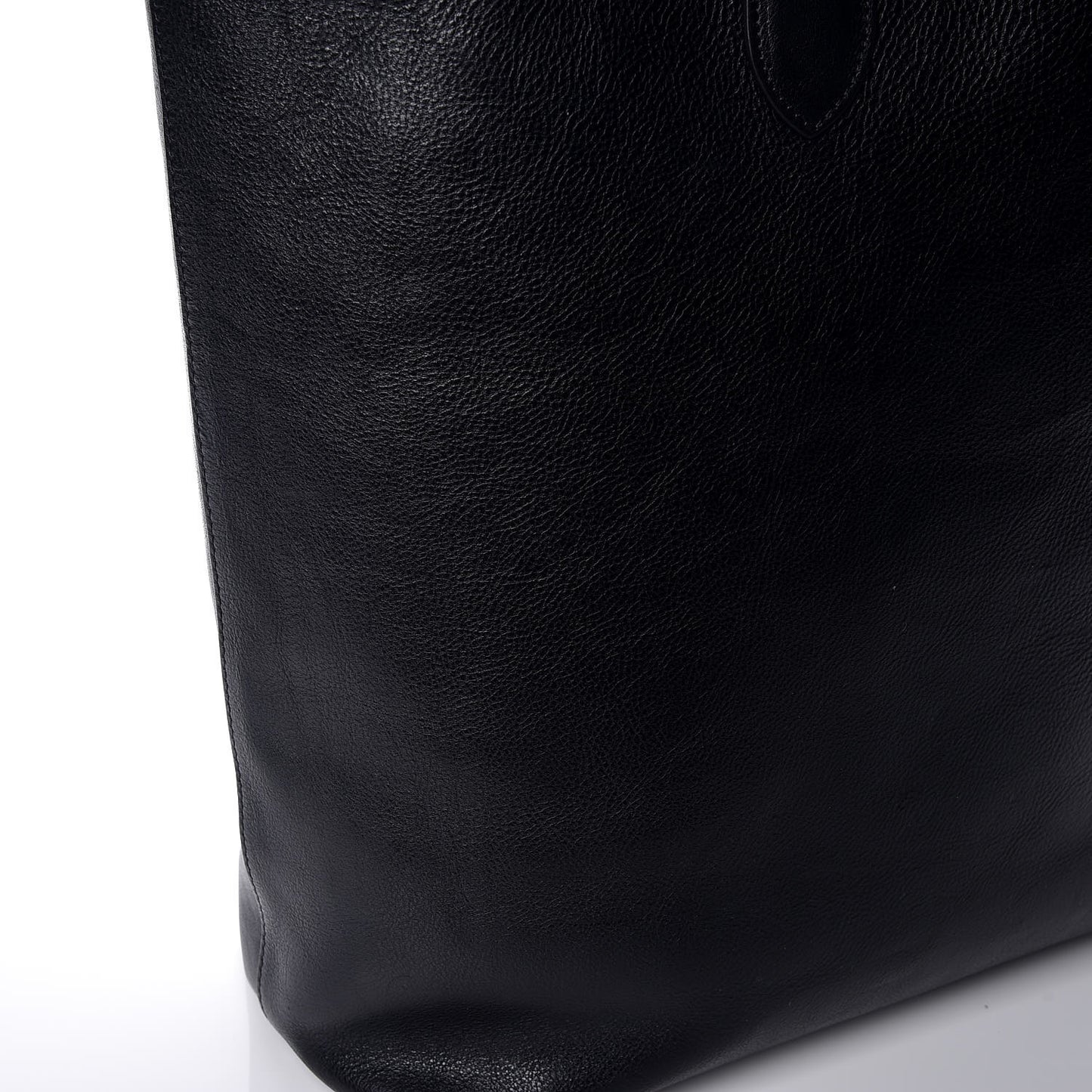 Calfskin Studded Tote Black