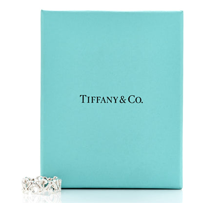 Tiffany Sterling Silver Paloma Picasso Loving Heart Band Ring 54 6.75 5 of 5