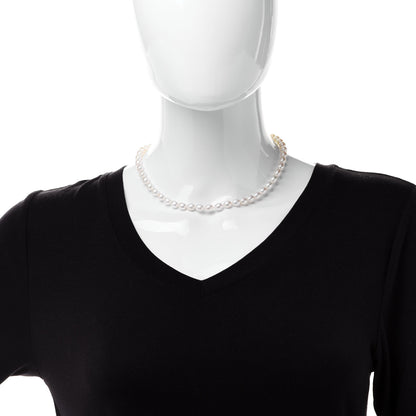 Tiffany Sterling Silver Pearl Strand Twist Clasp Necklace 16" 2 of 6