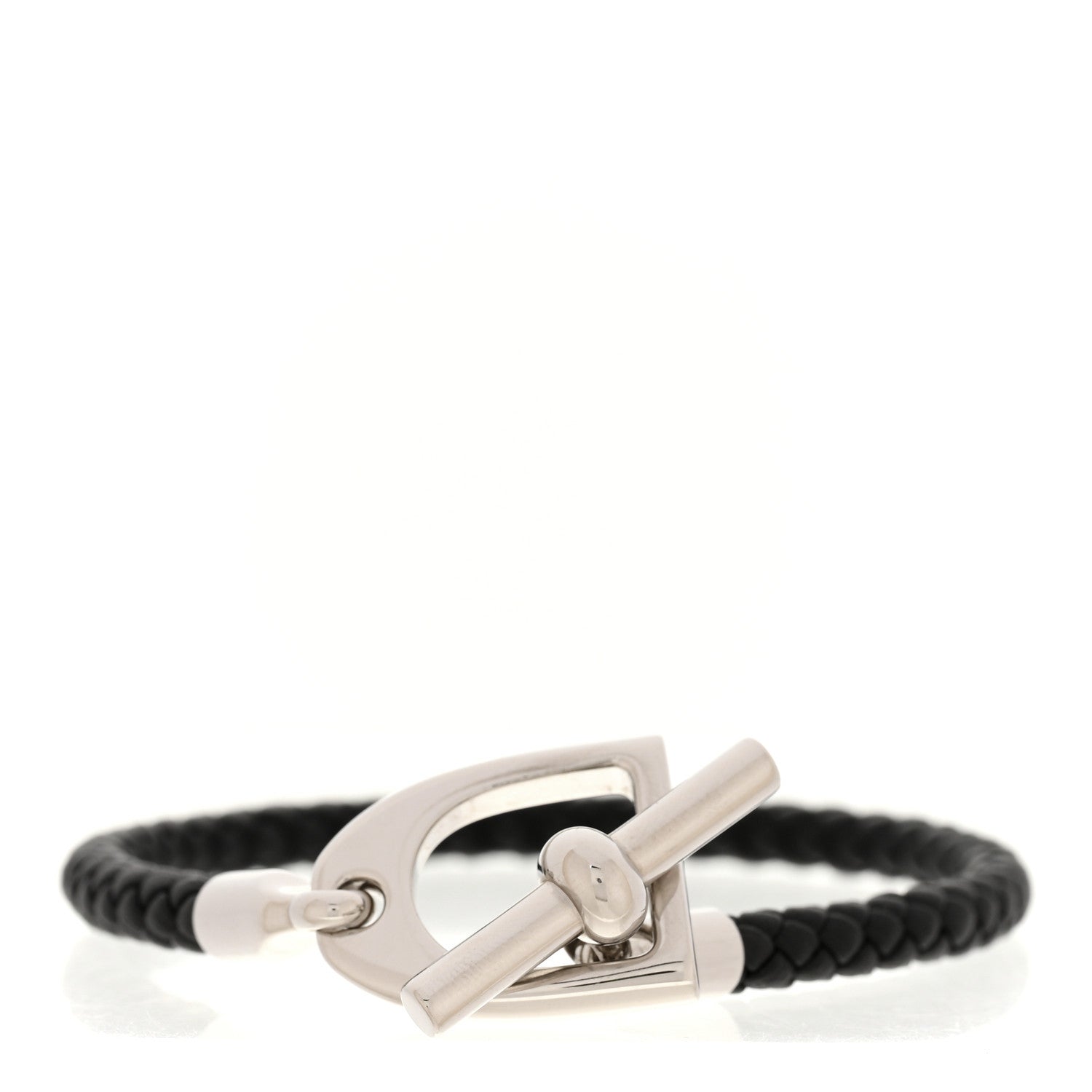 Hermes Swift Etrier Single Tour Bracelet T6 Black 1 of 7