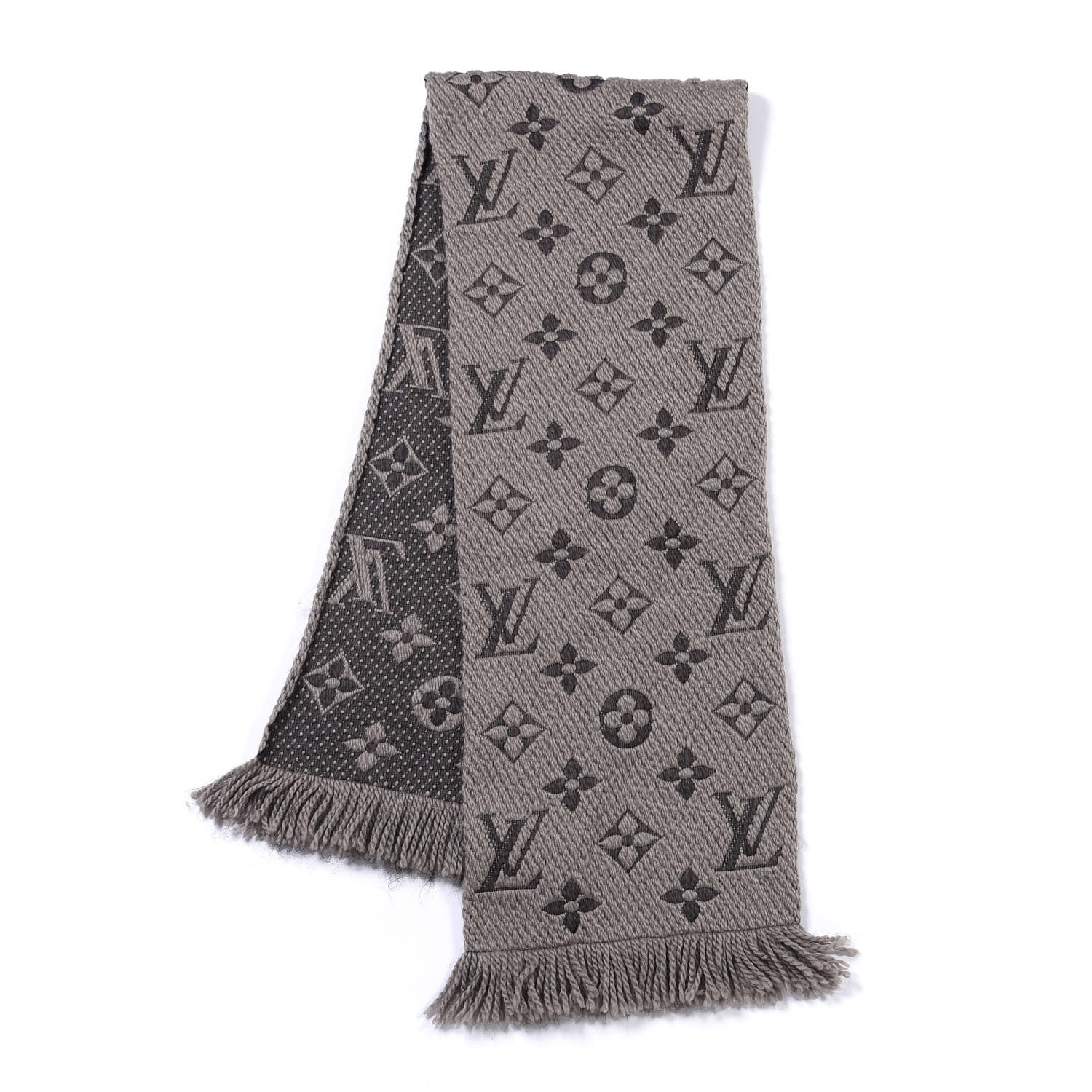 Louis Vuitton Wool Silk Logomania Scarf Verone 1 of 4