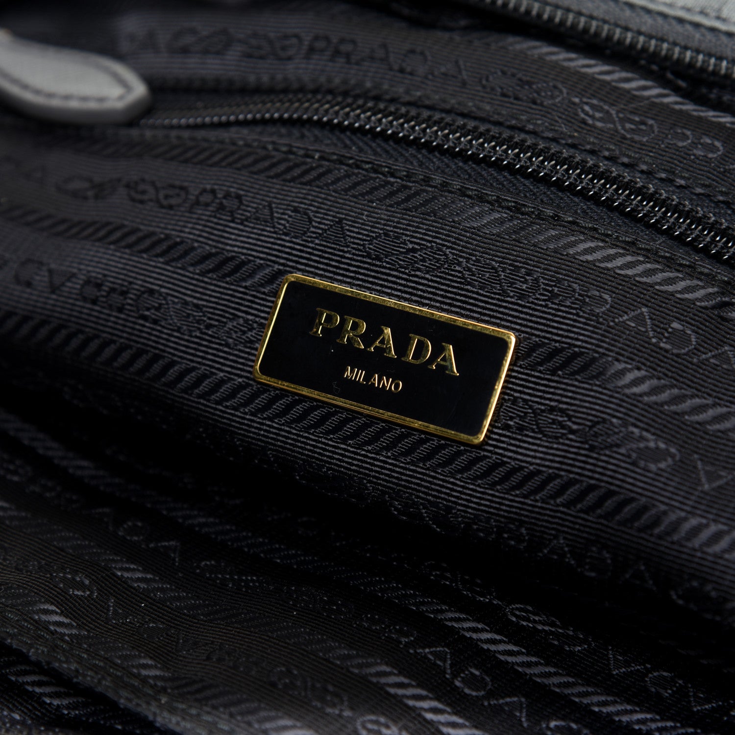 Prada Nylon Tessuto Impuntu Quilted Shopper Tote Ardesia 7 of 11