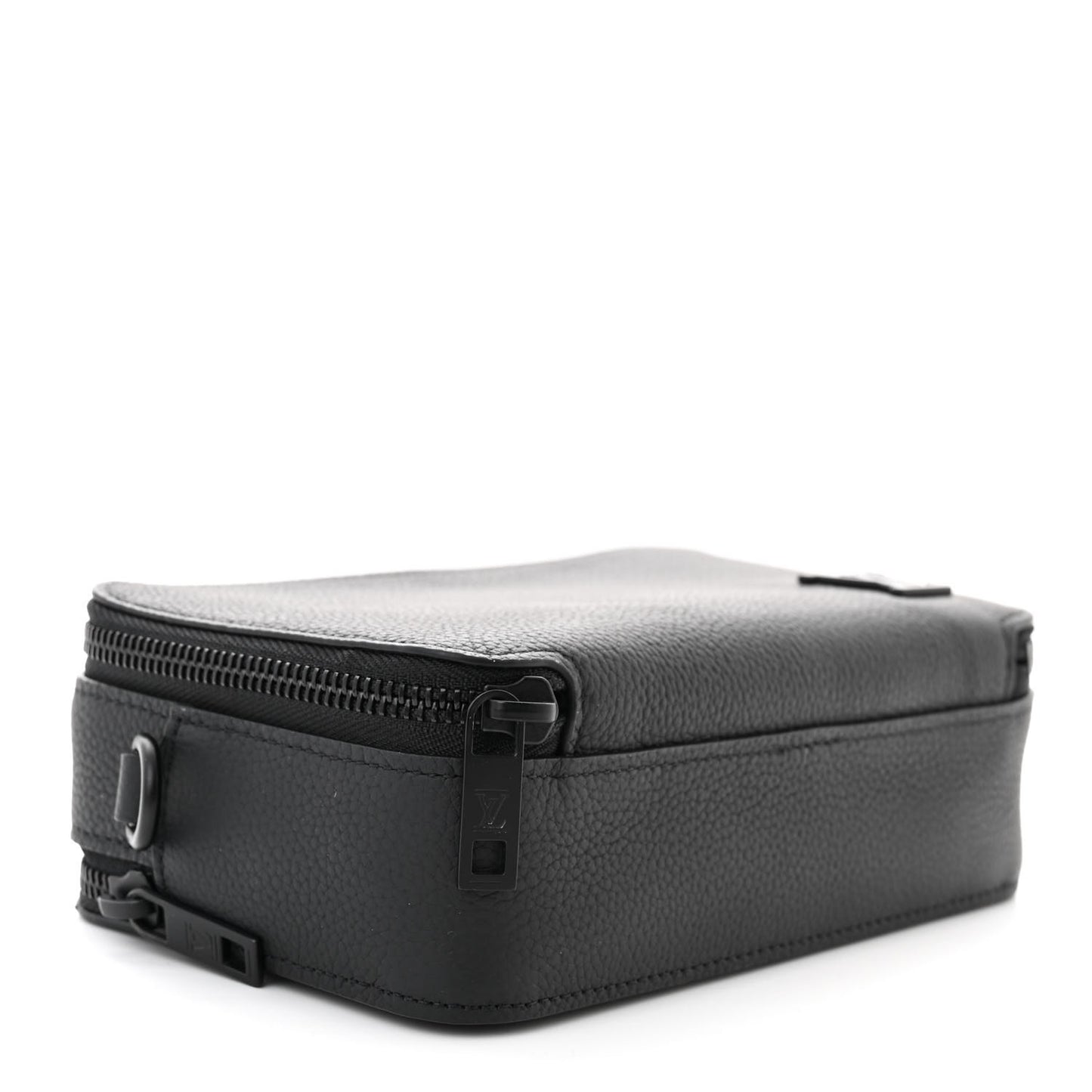 Calfskin Aerogram Alpha Wearable Wallet Black