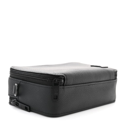 Louis Vuitton Calfskin Aerogram Alpha Wearable Wallet Black 4 of 11
