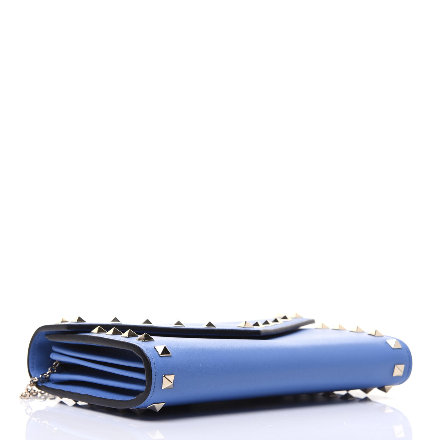 Vitello Rockstud Envelope Wallet on Chain Angel