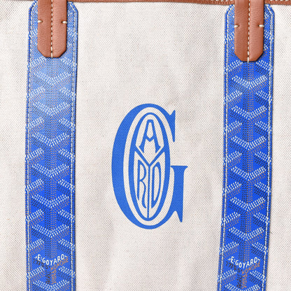 Goyard Goyardine Reversible Anjou PM Sky Blue Gold 16 of 17