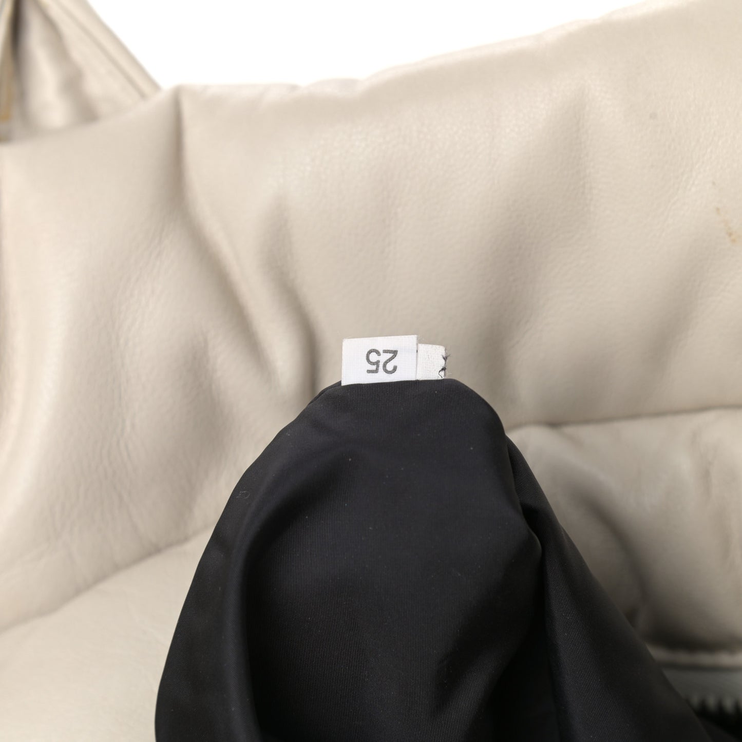 Nappa Bomber Tote Bianco