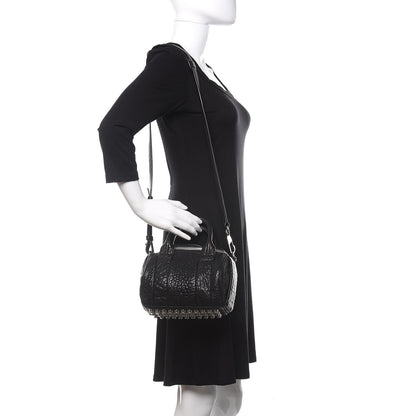 Alexander Wang Pebbled Lambskin Mini Rockie Black Rhodium Hardware 2 of 12