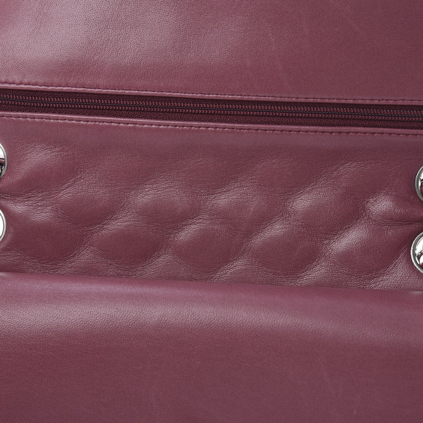 Lambskin Quilted Medium Double Flap Pink