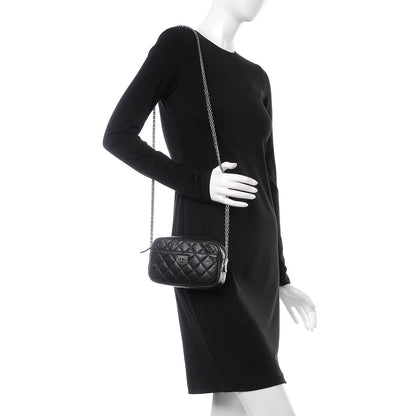 Chanel Aged Calfskin Quilted Mini Reissue Camera Case Black 2 of 7