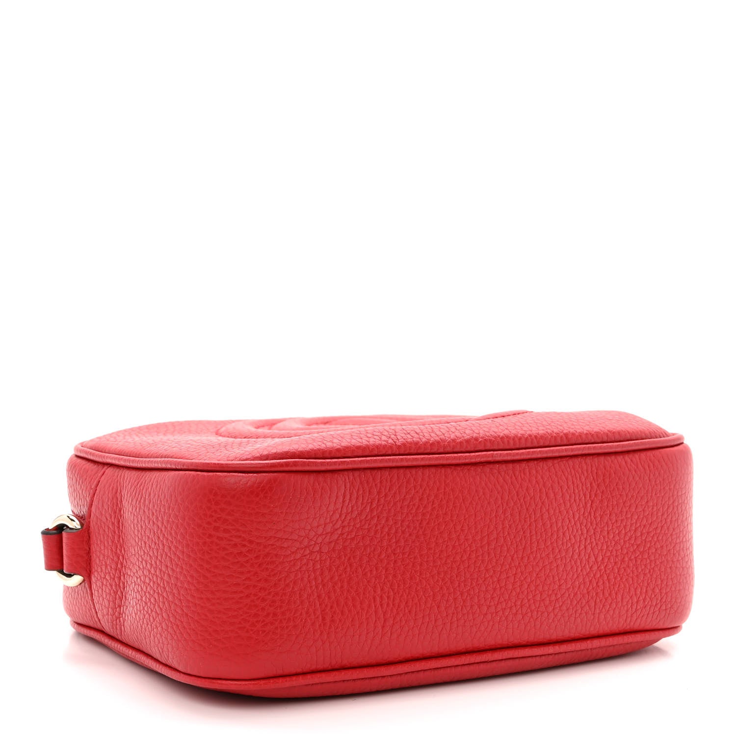 Gucci Pebbled Calfskin Small Soho Disco Bag Tabasco Red 4 of 10