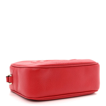 Gucci Pebbled Calfskin Small Soho Disco Bag Tabasco Red 4 of 10