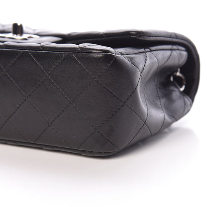 Chanel Lambskin Quilted Mini Rectangular Flap Black 6 of 12