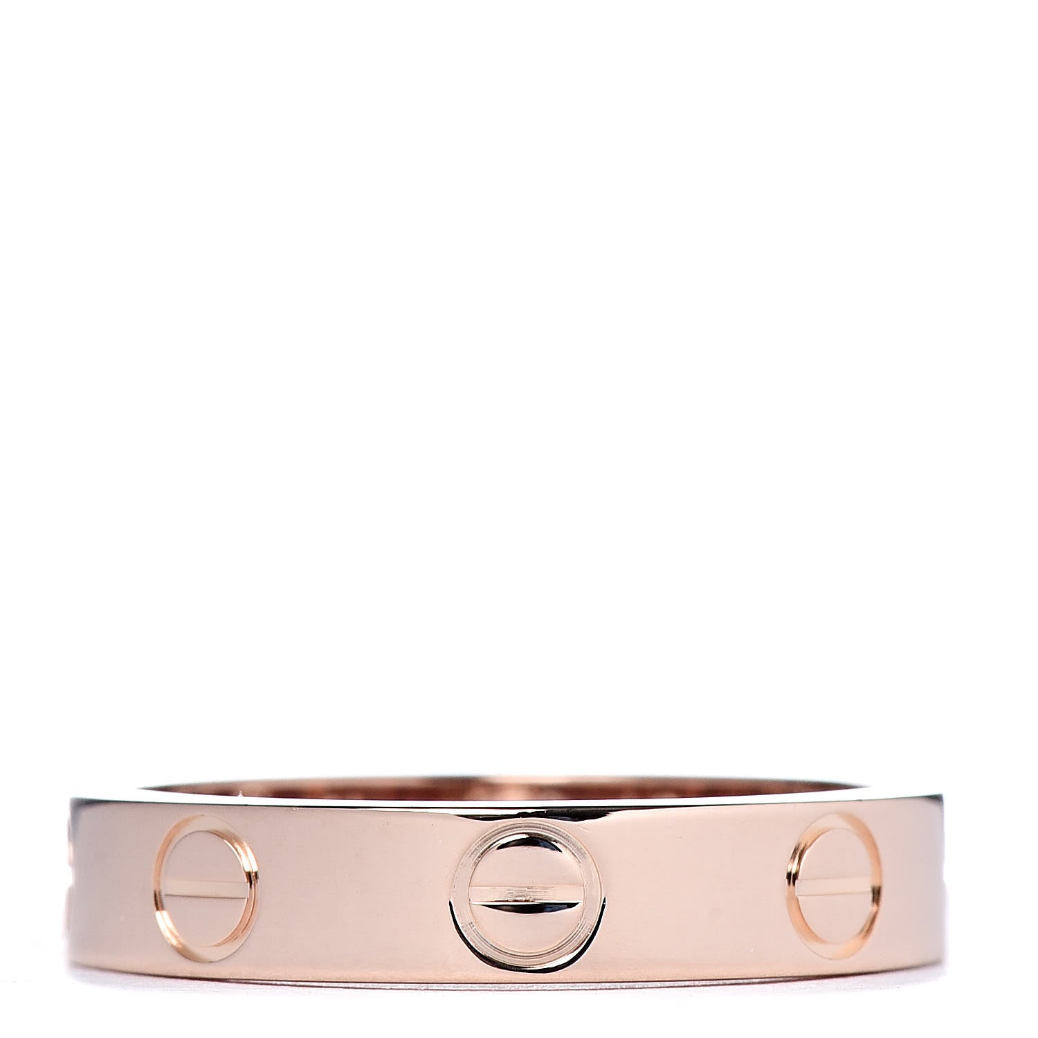 Cartier 18K Pink Gold 3.5mm LOVE Wedding Band Ring 48 4.5 1 of 4