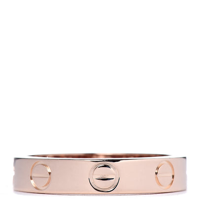 Cartier 18K Pink Gold 3.5mm LOVE Wedding Band Ring 48 4.5 1 of 4