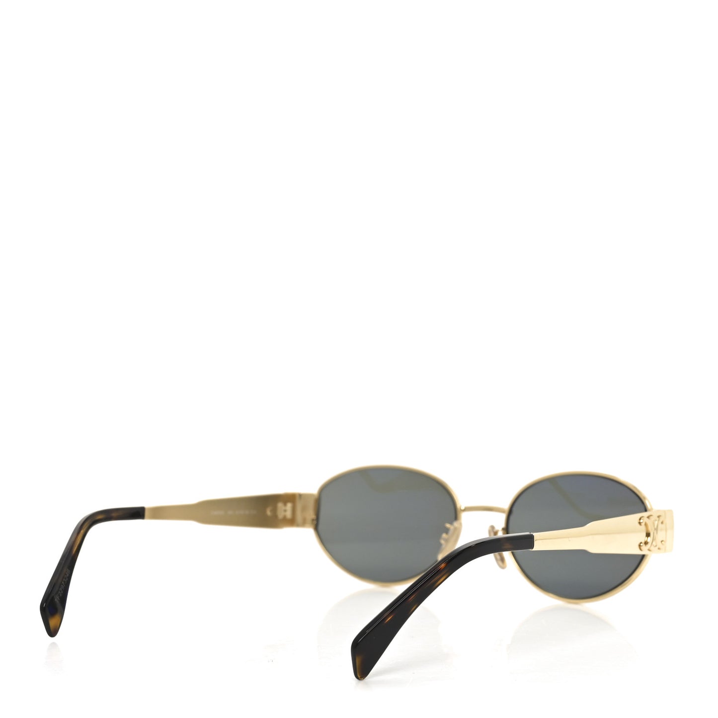 Metal Triomphe 01 Sunglasses CL40235U Gold Green